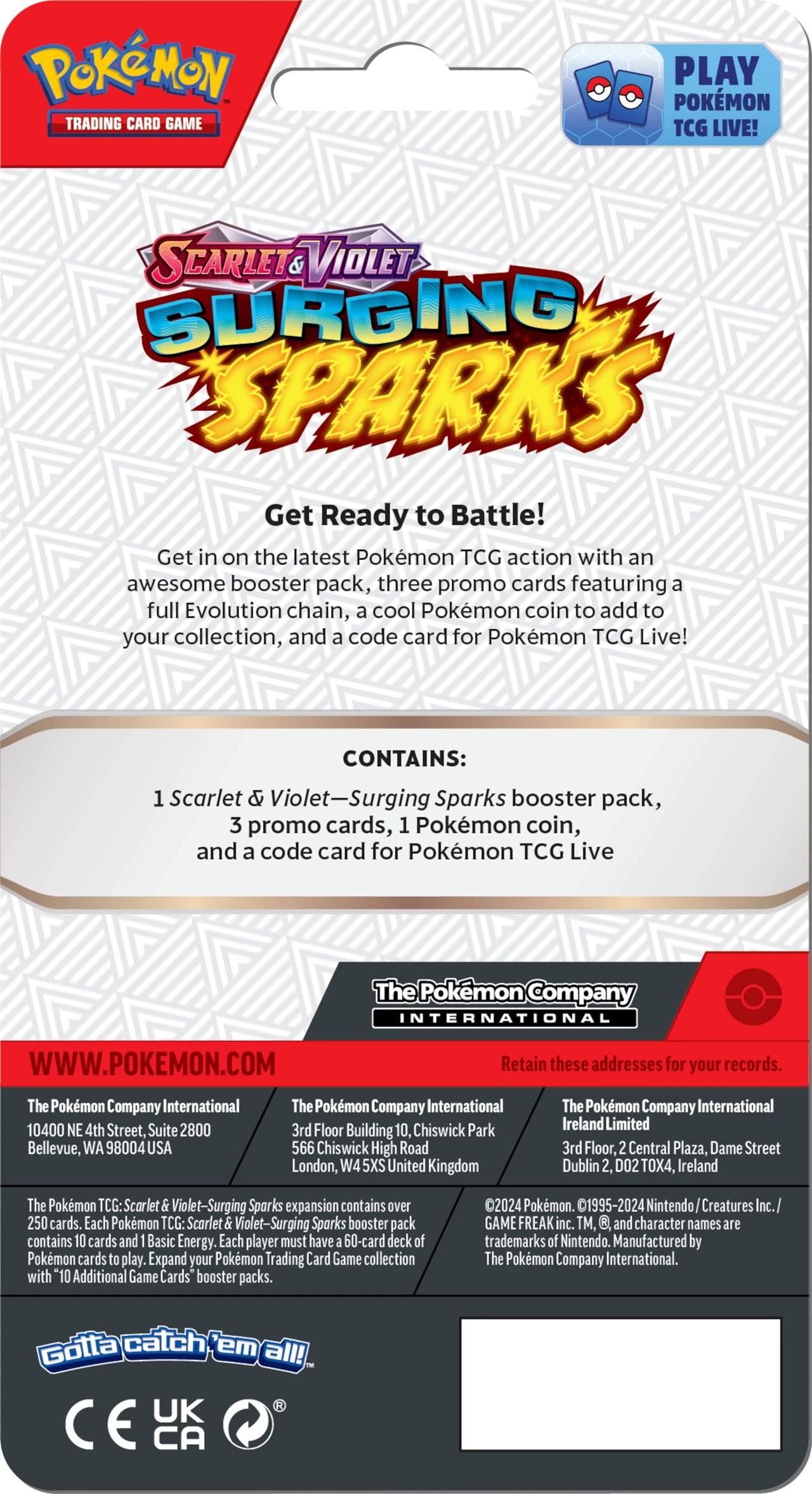 Pokémon TCG: Scarlet & Violet 8 - Surging Sparks - Premium Checklane