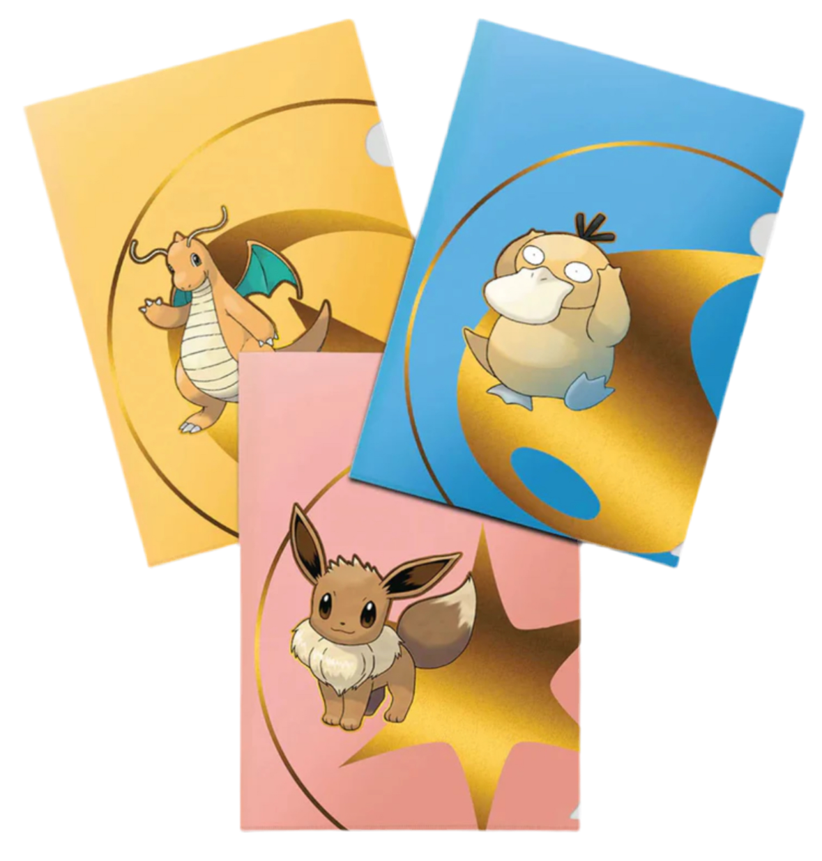 Pokemon Tournament Folios 3-Pack - Psyduck, Eevee, and Dragonite (Series 2)