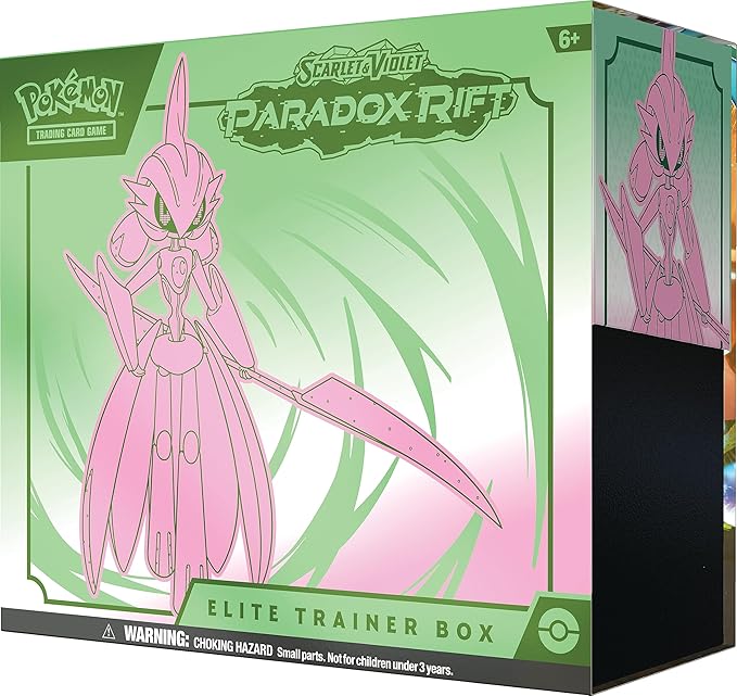 Pokemon TCG: Scarlet & Violet 4 - Paradox Rift - Elite Trainer Box (Roaring Moon/Iron Valiant ETB)