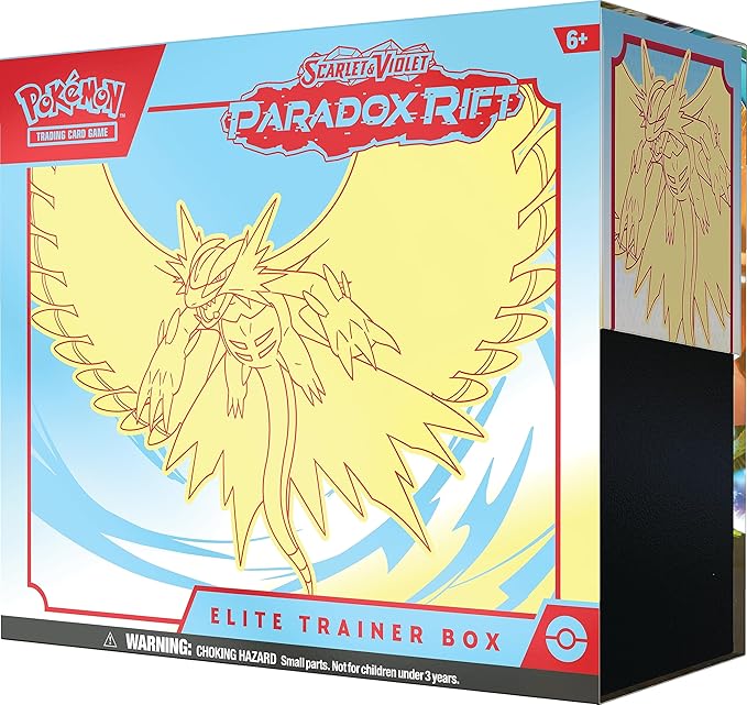 Pokemon TCG: Scarlet & Violet 4 - Paradox Rift - Elite Trainer Box (Roaring Moon/Iron Valiant ETB)