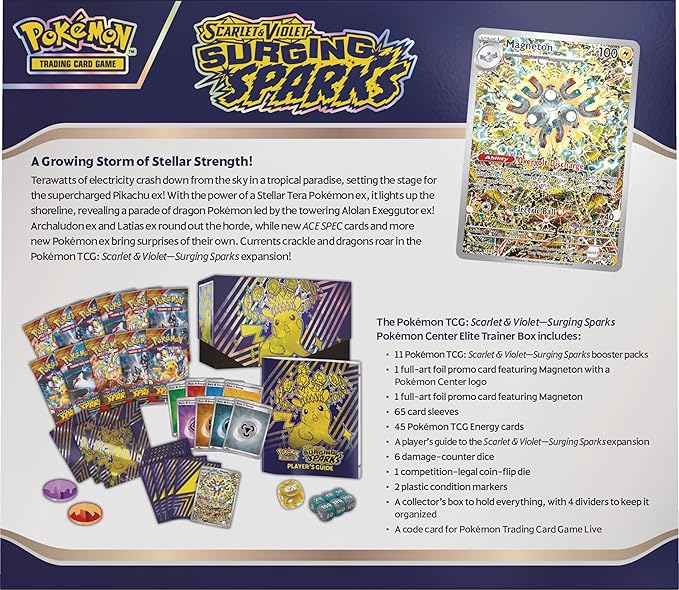 Pokémon TCG: Scarlet & Violet 8 - Surging Sparks - Elite Trainer Box