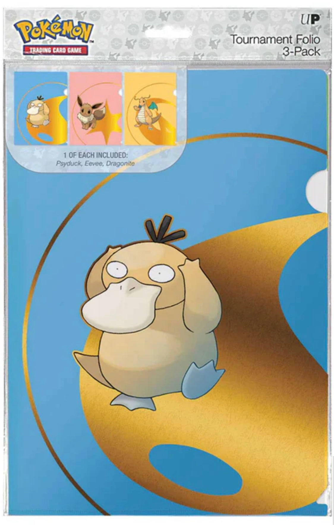 Pokemon Tournament Folios 3-Pack - Psyduck, Eevee, and Dragonite (Series 2)