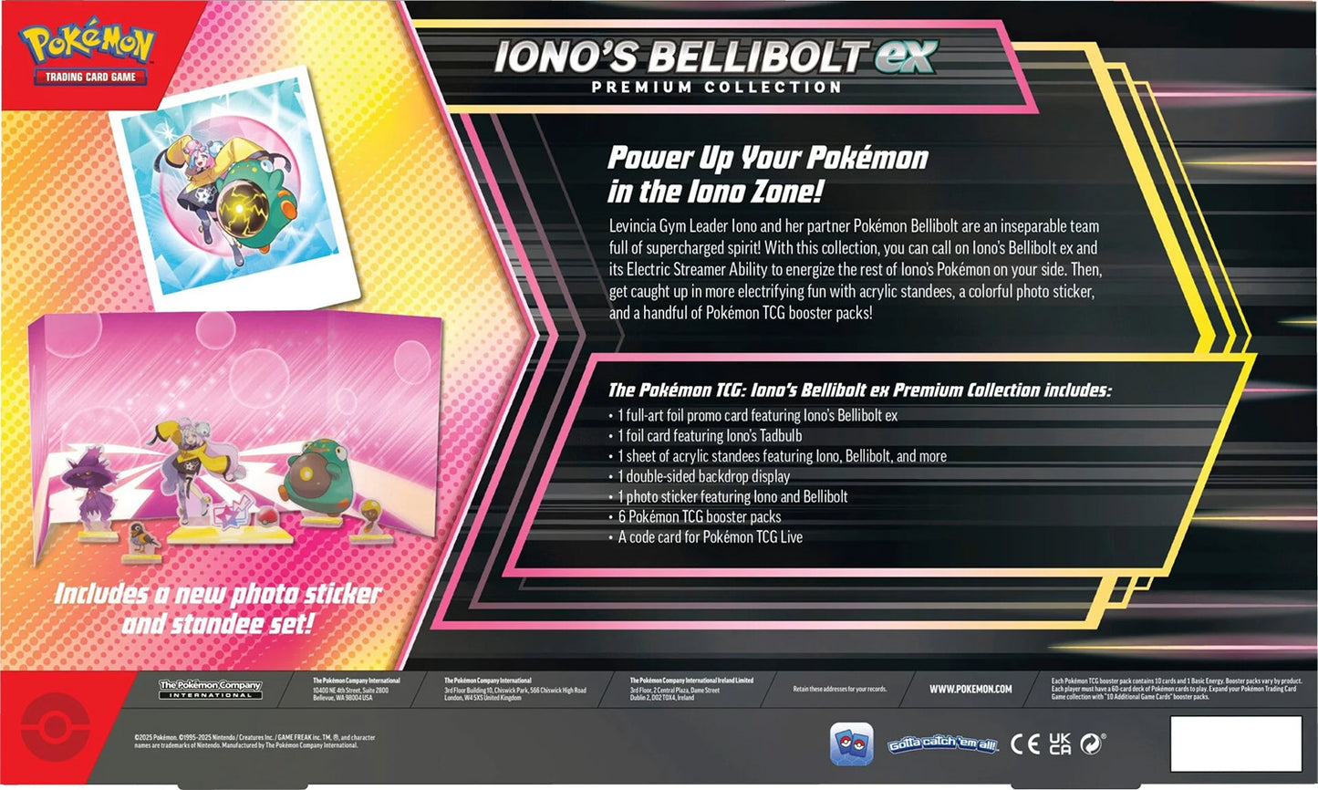 Pokémon TCG: Iono’s Bellibolt ex Premium Collection