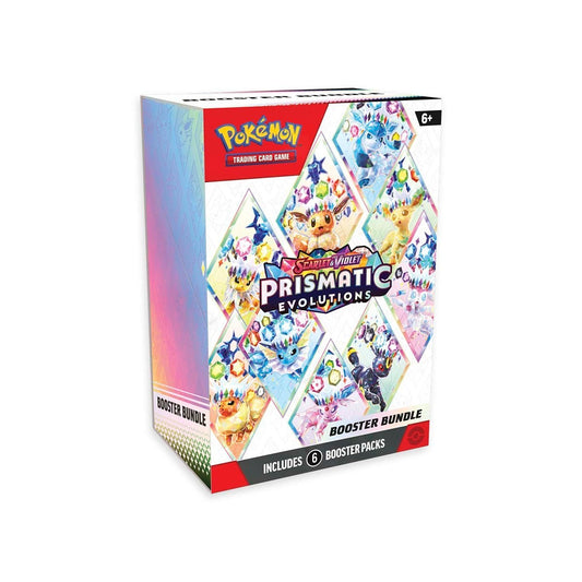 Pokémon TCG: Scarlet & Violet-Prismatic Evolutions Booster Bundle (6 Packs)