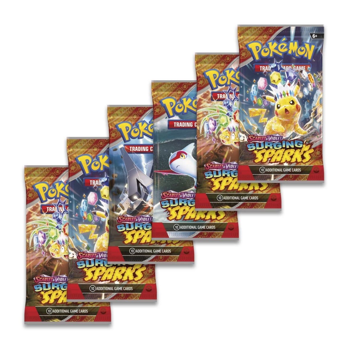 Pokémon TCG: Scarlet & Violet-Surging Sparks Booster Bundle (6 Packs)