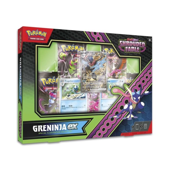 Pokémon TCG: Scarlet & Violet-Shrouded Fable Greninja ex / Kindra ex Special Illustration Collection