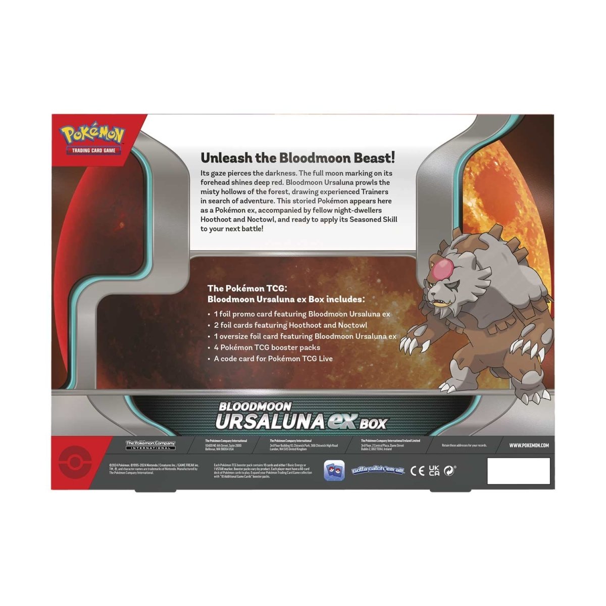 Pokémon TCG: Bloodmoon Ursaluna ex Box